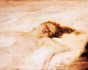 爱德华多莱昂加里多 - A Reclining Nude